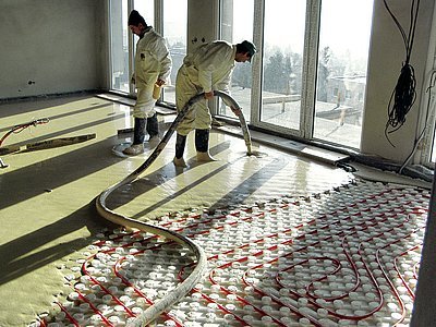 ANHYMENT® ideálním řešením pro realizace podlahy s podlahovým topením