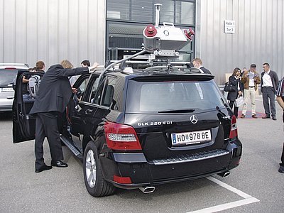 Obr. 2: Umístění zařízení VMX-250 na střeše vozidla