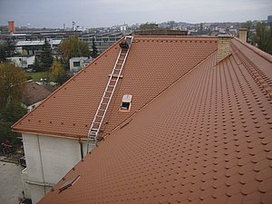 Střecha Kociánky těsně před dokončením