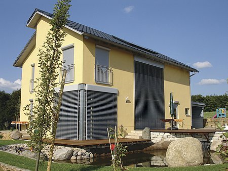 Ukázka montovaného nízkoenergetického rodinného domu