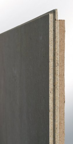 Deska CETRIS® PDI se skládá z cementotřískové desky CETRIS® tl. 22 mm slepené s dřevovovláknitou izolační deskou tl. 12 mm