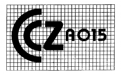 Česká značka shody s připojeným identifikačním číslem autorizované osoby