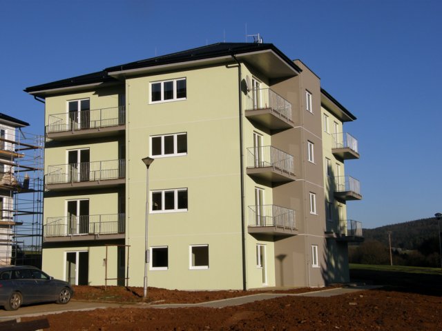 RigiStabil byl využit v dřevostavbě bytového domu v Letovicích