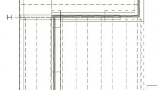 Obr. 9 Půdorysné schéma rohového balkonu  v kombinaci ocel – MIAKO