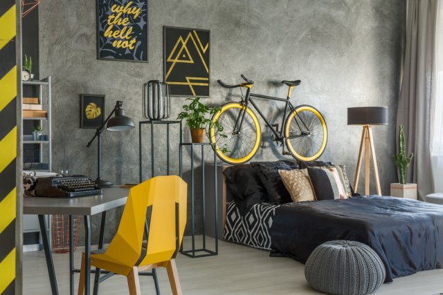 Patříte mezi vášnivé cyklisty? Nebojte se a zapojte své kolo jako interiérový doplněk. (autor: Photographee.eu, Shutterstock)