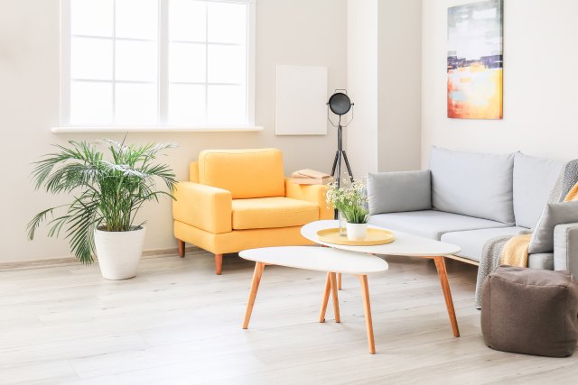 Pastelové odstíny nemusejí zdobit váš interiér jen ve velkých
barevných plochách, ale také v detailních dekoracích. Zdroj: Pixel-Shot, Shutterstock