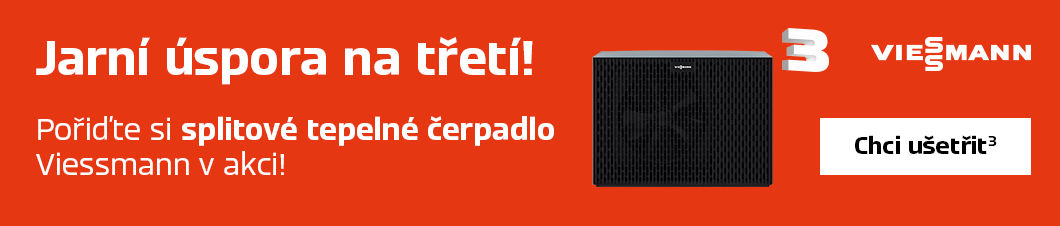 Pořiďte si splitové tepelné
čerpadlo Viessmann v unikátní akci!