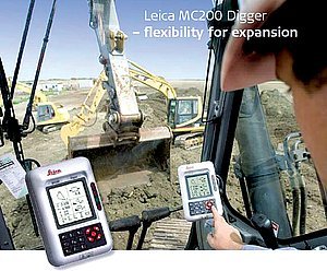 Obr. 1: Řídící systém MC 200 DIGGER Leica