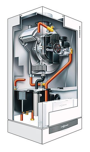 Schéma kotle Vitodens 300-W