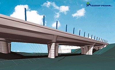 Most v Táboře (vizualizace)