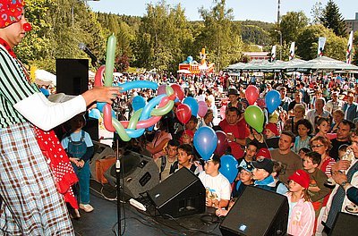 Děti se mohly radovat z bohatého programu