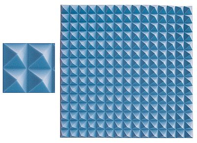 Obr. 2: Absorpční panely BASOTECT® – profilovaný panel pyramida