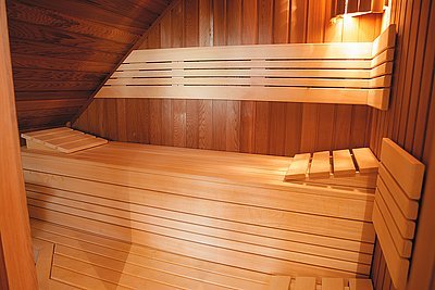 Jedno z možných provedení interiéru sauny