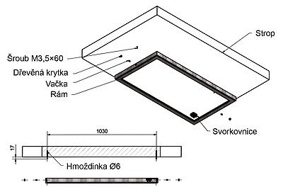 Schéma připojení topných panelů