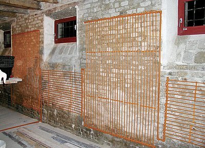 Stěnové vytápění může být použito ve všech typech budov