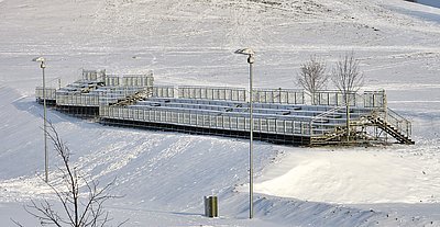Tribuna Nüsslli – SP v  klasickém lyžování 2008