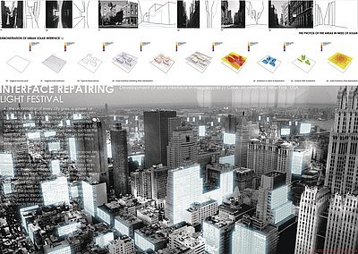 2. cenu si odnesla dvojice studentů z pekingské Tsinghua University se svým projektem „Interface Repairing – Light Festival“ („Obnova rozhraní – Festival světla“), který oslavuje sluneční světlo ve městě.