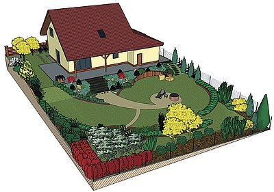 Zahrada – studie, autorka Alena Doležalová