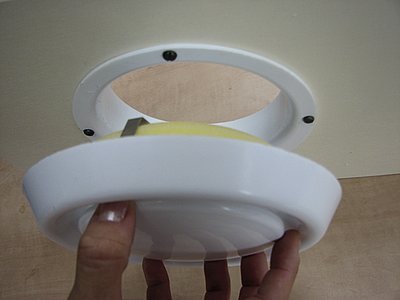 Jednoduchá montáž plastového
talířového ventilu