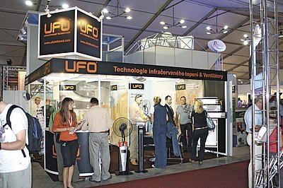 Stánek společnosti UFO Isikla Isitma