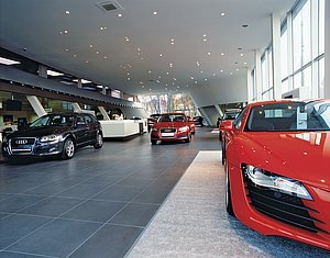 2. místo – autosalon Audi, Ostrava