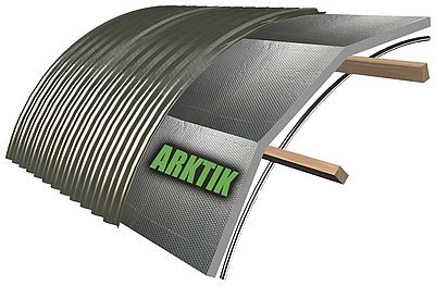 Využití fólie ARKTIK pod plechovou střechu