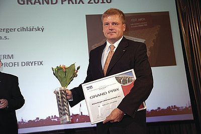 Ing. Roman Busta přebírá ocenění
GRAND PRIX FOR ARCH 2010