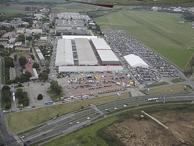 Pohled na PVA Expo Praha v Letňanech