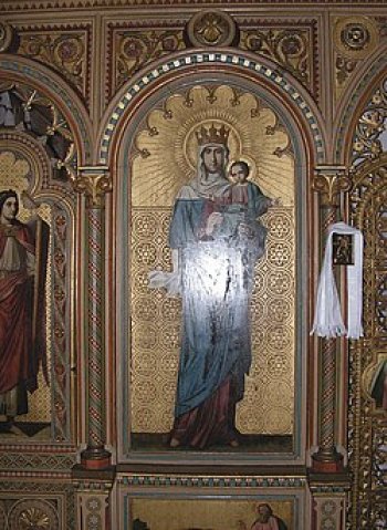 Obr. 7: Část ikonostasu v katedrále