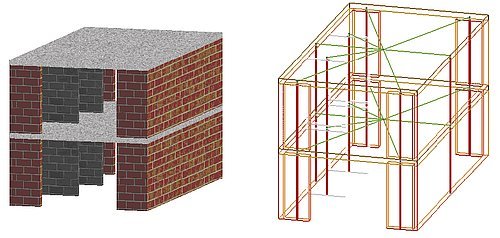 Obr. 7: Model v programu AmQuake