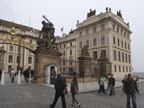 Obr. 2: Jižní výběžek Pražského hradu