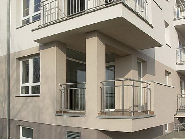 Obr. 6: Rohový balkon po dokončení