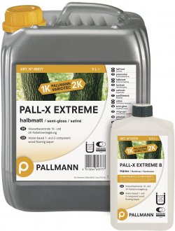 Parketový lak na vodní bázi PALL-X
EXTREME