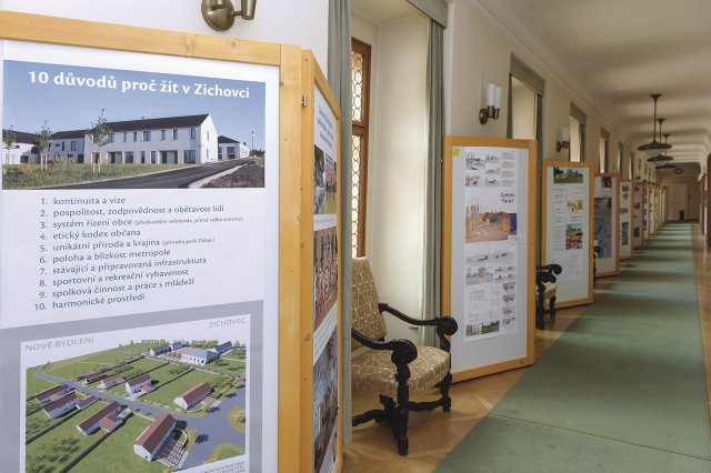 Výstava vítězných projektů v budově Senátu Parlamentu ČR