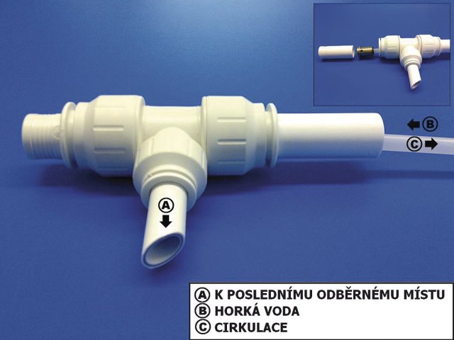 Obr. 1: Systém trubka v trubce pro rozvody teplé vody