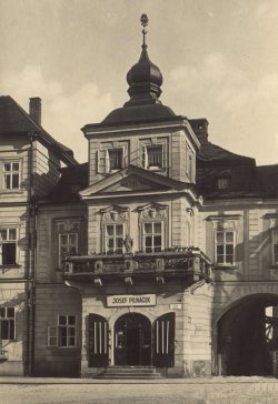 Fotografie domu U Špuláků z roku 1906