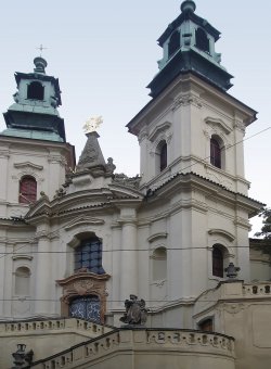 Obr. 7: Kostel sv. Jana Nepomuckého na Skalce v Praze