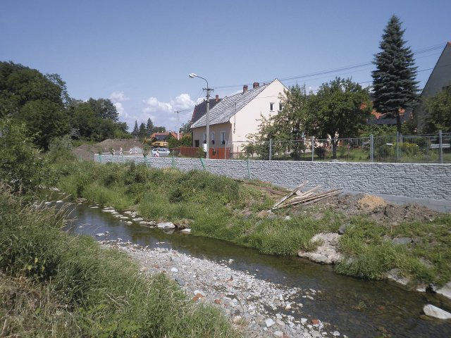 MURUS ROMANUS – protipovodňová opatření na potoce Jičínka