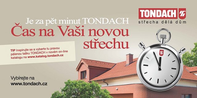 V období od 14. 9. do 23. 10. můžete využít výhodného nákupu vybraných pálených tašek TONDACH 