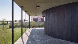 Krytá terasa ze severu