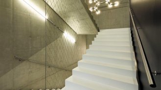 Nerezová síť také v interiéru