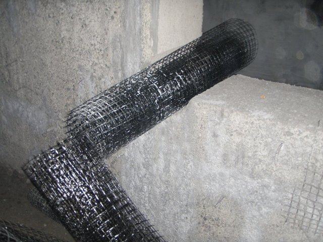 Bazaltová síťka pro mechanické kotvení