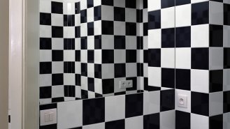 Koupelna v rekonstruovaném bytě