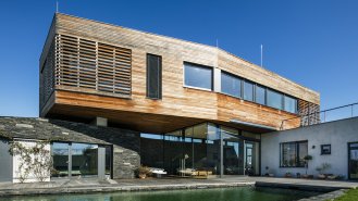 Obytný prostor z exteriéru