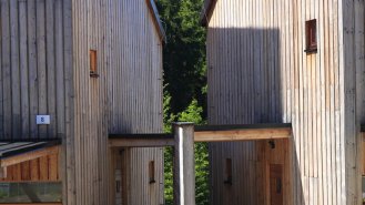 Detail napojování dvojdomů