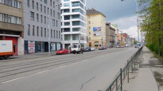 Lidická &ndash; pohled od centra