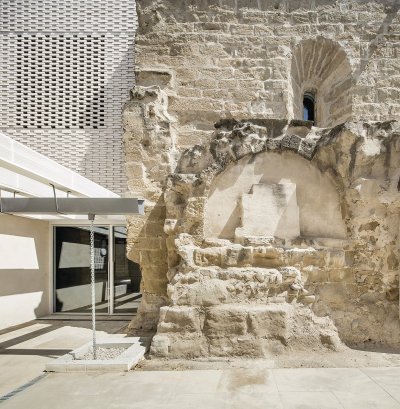 Starý kostel ve Vilanova de la Barca, Lleida,
Španělsko