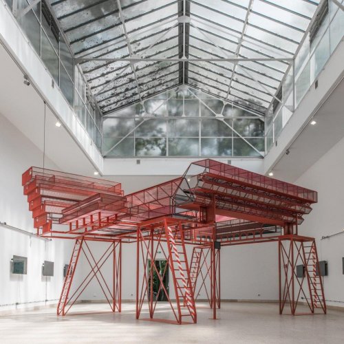 Expozice národního pavilonu na světové výstavě La Biennale di Venezia 2016