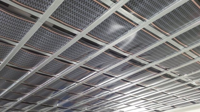 Obr.: Elektrické stropní vytápění Heat Flow.