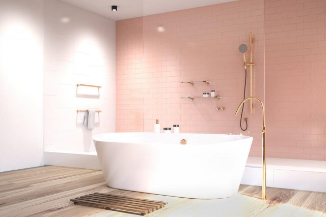 Popularita koupelen v růžových odstínech začala upadat v 50. letech minulého století, dnes se k nim ale přední světoví designéři s oblibou vracejí.  (Zdroj: www.shutterstock.com, Image Flow)